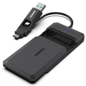 BENFEI 2.5  SATA to USB ġե꡼դϡɥɥ饤֥󥯥㡢USB Type-C/Type-A to SATA ߴ2.5  SSD  (SSD ˺ŬUASP SATA III 򥵥ݡ)