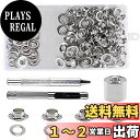 Bestgleレザークラフト 両面ハトメキット 両面ハトメ玉100組内径10mm ハトメ 両面頭 クラフト金具 レザークラフト材料 手芸用品DIY ハンドメイド材料 収納ケース付き