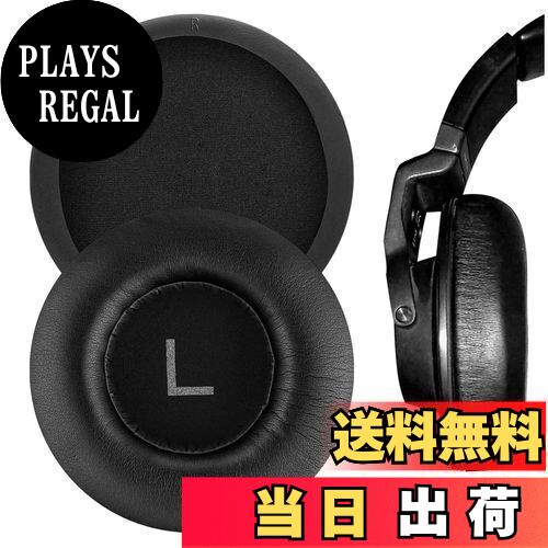 ̵Geekria 䡼ѥå QuickFit ߴ ѥå  AKG K550, K551, K553 MKII إåɥۥб ѥå 䡼/䡼å (ץƥ쥶/֥å)