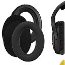 Geekria イヤーパッド Comfort 互換性 パッド ゼンハイザー Sennheiser GAME ONE, GAME ZERO, PC360, PC363D, PC373D ヘッドホンに対応 パッド イヤー/イヤーカップ (メッシュファブリック/ブラック)