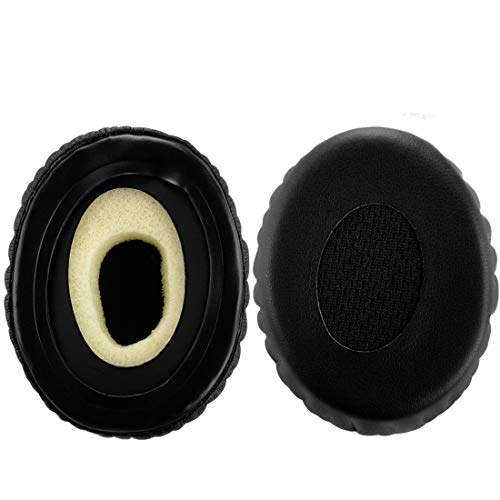 Geekria イヤーパッド QuickFit 互換性 パッド ボーズ Bose On-Ear OE2, OE2i, SoundTrue On-Ear, SoundLink On-Ear ヘッドホンに対応 イヤパッド/イヤークッション/イヤーカップ (プロテインレザー/ブラック ブルー) 3