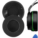 Geekria イヤーパッド Sport 互換性 パッド レイザー Razer Thresher Ultimate, Thresher 7.1, Thresher Tournament Edition ヘッドホンに対応 パッド イヤー/イヤーカップ (冷却ジェル/黒い) 1