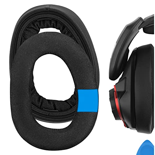 Geekria イヤーパッド Sport 互換性 パッド ゼンハイザー Sennheiser GSP 600, GSP 670, GSP 500 Professional Gaming GSP 601, GSP 602 ヘッドホンに対応 パッド イヤー/イヤーカップ (冷却ジェル/ブラック)