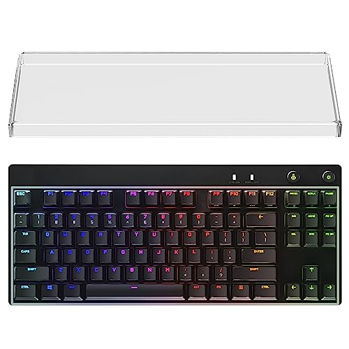 Geekria キーボード カバー ケース 互換品 ロジクール G Logicool G913 TKL/G PRO テンキーレス ワイヤレスメカニカルゲーミングキーボード 透明アクリルカバー 保護カバー