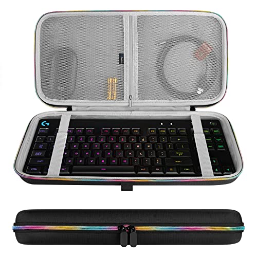 Geekria キーボードケース 収納ケース 互換品 ロジクール G Logicool G Pro/レイザー Huntsman Tournament Edition テンキーレスワイヤレスメカニカル キーボード キャリングバッグ