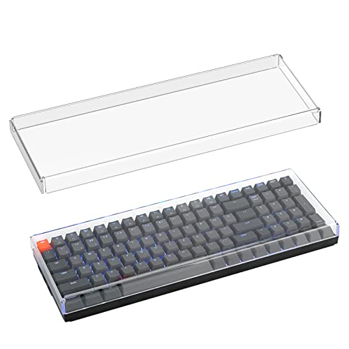 Geekria キーボード カバー ケース 互換品 Keychron K4 Version2 / MageGee 100キー ワイヤレスゲーミングメカニカルキーボード 透明アクリルカバー 保護カバー