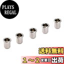Musiclily Pro 14mm ブラス ベースストリングブッシュ ジャズベース/プレシジョンベース用、ニッケル(5個セット)