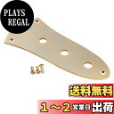 Musiclily Pro スチール製 4穴 ジャズベースJBコントロールプレート Jazz Bassタイプエレキベース用、ゴールド