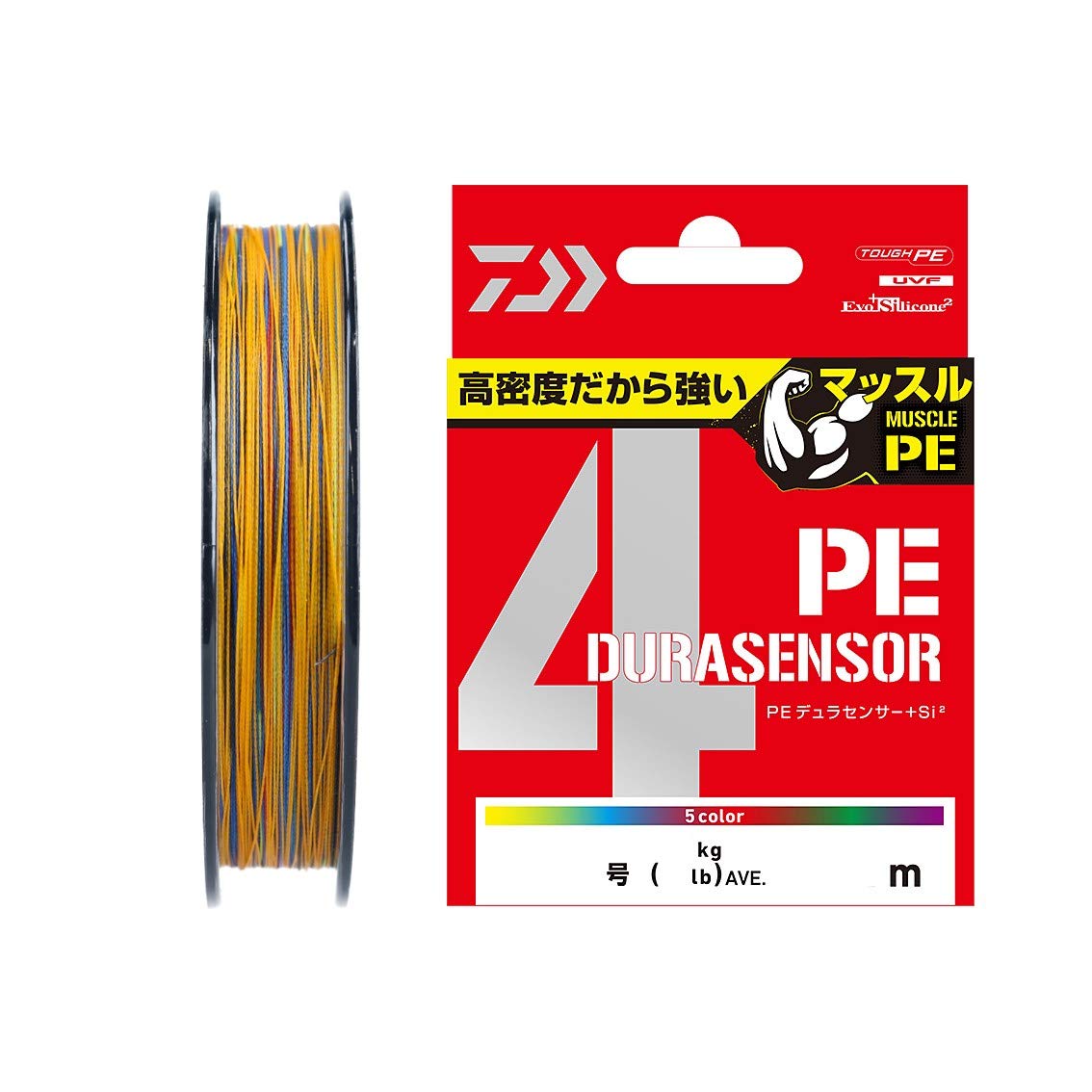 ダイワ(DAIWA) PEライン UVF PEデュラセンサーX4+Si2 2.5号 200m マルチカラー