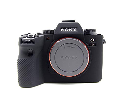 Koowl 対応 SONY ソニー PEN A7R4 A7R IV A9 II A9 Mark II カメラカバー シリコンケース シリコンカバー カメラケース 撮影ケース ライナーケース カメラホルダー、Koowl製作、外観が上品で、超薄型、品質に優れており、耐震・耐衝撃・耐磨耗性が高い (ブラック)