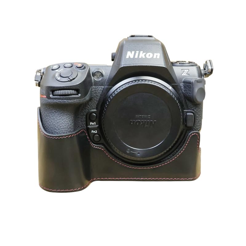 Koowl 対応 Nikon ニコン Z8 カメラバッグ カメラケース 、Koowl手作りトップクラスのPUレザーカメラハーフケース、Nikon ニコン Z8 一..