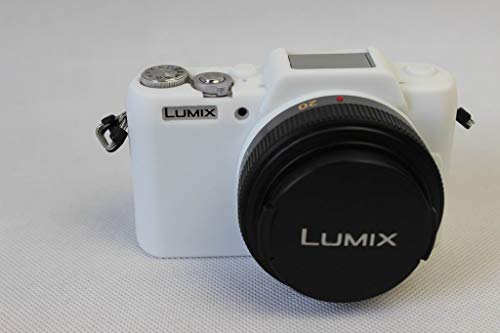 対応 Lumix パナソニック PEN GF7 GF8 パナソニックGF8 パナソニックGF8 カメラカバー シリコンケース シリコンカバー カメラケース 撮影ケース ライナーケース、Koowl製作、外観が上品で、超薄型、品質に優れており、耐震・耐衝撃・耐磨耗性が高い (白色)