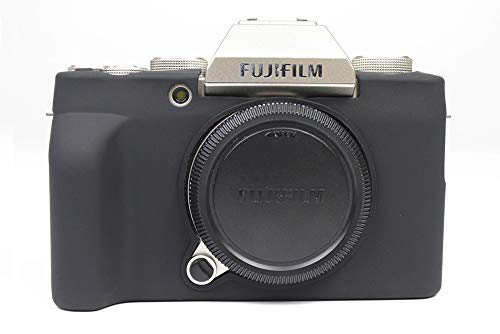 Koowl 対応 Fujifilm Fuji 富士 PEN X-T200 カメラカバー シリコンケース シリコンカバー カメラケース 撮影ケース ライナーケース カメラホルダー、Koowl製作、外観が上品で、超薄型、品質に優れており、耐震・耐衝撃・耐磨耗性が高い (ブラック)