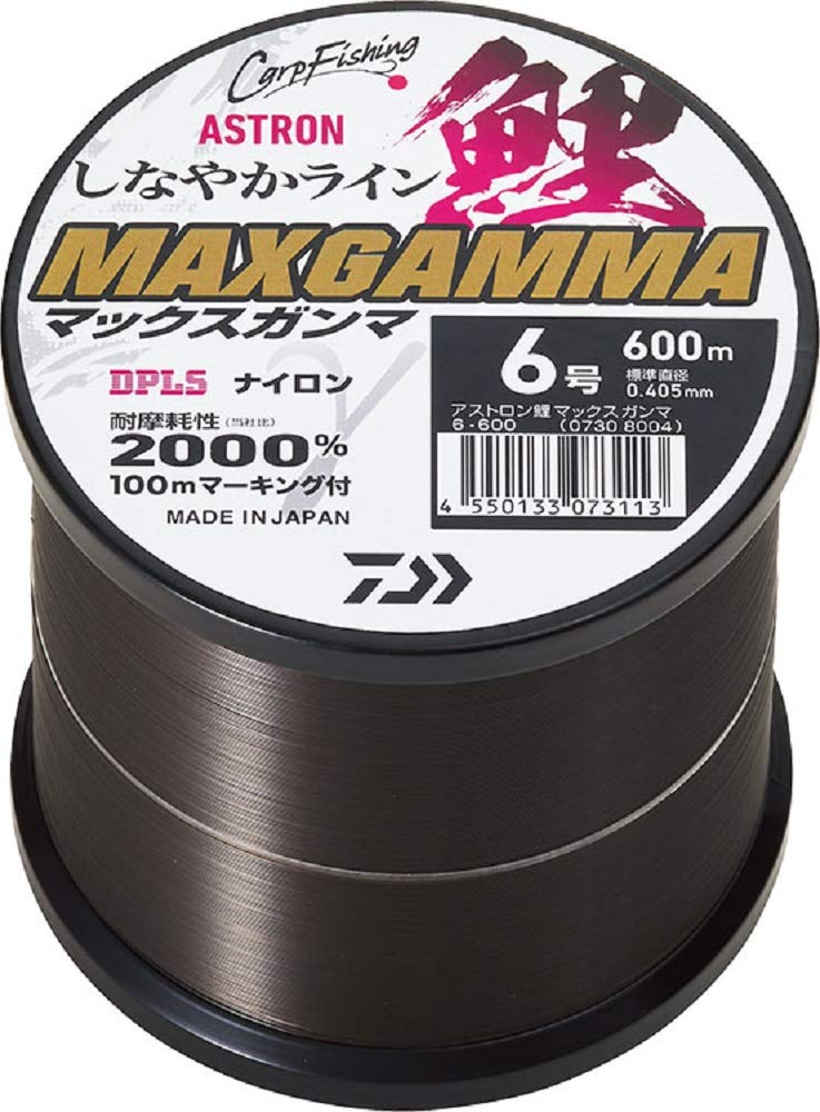 ダイワ(DAIWA) ナイロンライン アストロン鯉 MAXガンマ 4号 600m タニシブラック