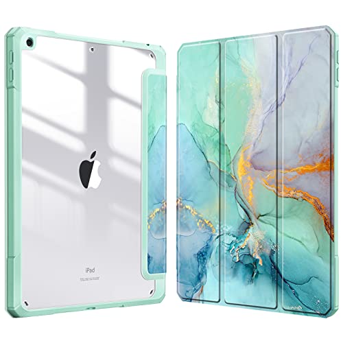 Fintie iPad 10.2 P[X iPad 9 / 8 / 7 P[X 2021 2020 2019 obNJo[ Apple Pencil [\ O܃X^h X[v@\ y ^ h~ PUU[ TPU (fԍA2602AA2603AA2604AA2605)( X }[uO[)