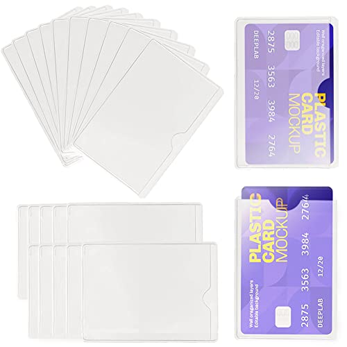 Forahome カード保護ケース カードケース 20枚セット 横型と縱型 半透明 icカードケース クレジットカ..