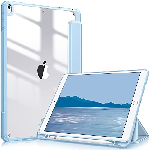 Fintie iPad Air 2019 P[X iPad Air3 10.5C` / iPad Pro 10.5 2017 obNJo[ Apple Pencil [\ O܃X^h X[v@\ y ^ h~ PUU[ TPU (fԍA2152AA2123AA2153AA1701AA1709)(XJCu[)