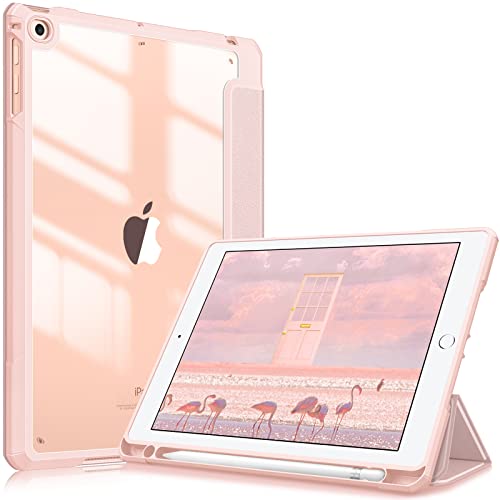 Fintie iPad 9.7 2018 2017 / iPad Air 2 / iPad Air 1 P[X obNJo[ Apple Pencil [\ O܃X^h X[v@\ y ^ h~ PUU[ TPU iPad 9.7 6 / 5Ή ([YS[h)