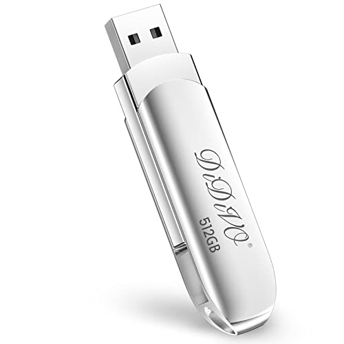 DIDIVO USBメモリ 512GB USB 2.0 フラッシュドライブ 高速転送 大容量 USBメモリー メモリースティック小型 金属製 携帯便利 ノートパソコン/PC/外部ストレージデータ