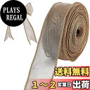 CRASPIRE シアー オーガンジー リボン ゴールド 40mm X 10m シフォン リボン ロール DIY クラフト用, ギフト包装, 花束, 弓, 結婚...