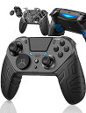 COWBOX コントローラー PS4 PS3 iphone ipad IOS13~17 スマホ ANDROID PC 背面 ボタン 付き【COWBOX Q300究極版2023年7月版】 連射 連射ホールド 日本語取扱説明書 タッチパッド スピーカーコントローラー DUALSHOCK4 android iphone ipad IOS13/14/15/16/17 ゲームパッ