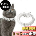Coollooda 猫 首輪 ネコ 猫の首輪 レース ホワイト PU革 可愛い サイズ調節可能 超軽量 ペット首輪 かわいい (S,22-28cm)