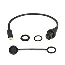 【送料無料】CERRXIAN ゴールドメッキUSBタイプC 3.1車、ボート、オートバイ、トラックダッシュボード用拡張ダッシュフラッシュケーブル(USB-C 3.1)30cm