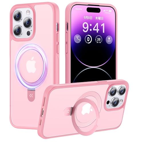 ɡMagsafeCASEKOO iPhone14Pro   Ǽ ƷMIL Ѿ׷ ޥۥ ȾƩ ޥåȻž夲 ɻ ȥåץۡդ 磻쥹б 2023ǯ ե 14pro   6.1 СʥСӡԥ󥯡