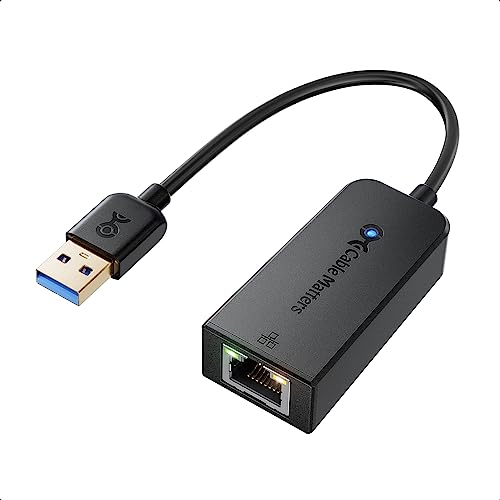 Cable Matters USB LANϊA_v^[ LLANA_v^[ USB3.0 to RJ45 1000Mbps MKrbgC[Tlbg MacbookWindowsChromeɍœK ubN