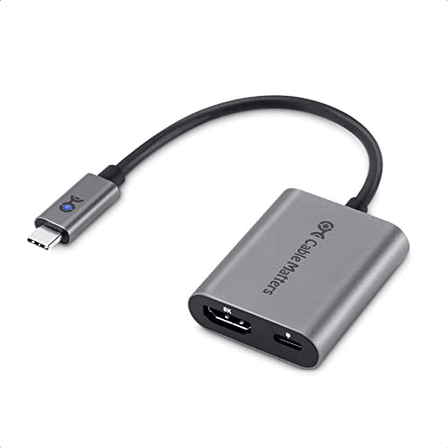 Cable Matters 48Gbps USB Type C HDMI Ѵץ USB C HDMIѴץ 100W PD 4K 120Hz & 8K 60Hz (DSCбɬ) HDR/Thunderbolt 4 & Thunderbolt 3б/MacbookǺ4K@6...