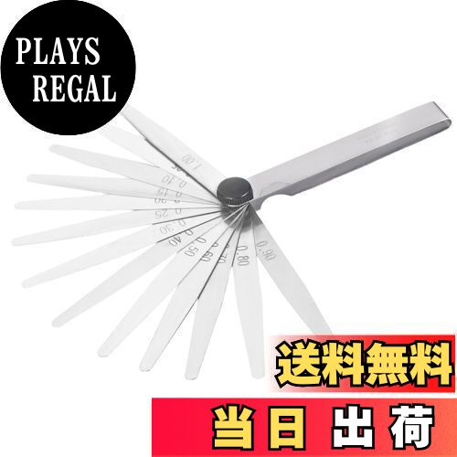 Andux 隙間ゲージ スキマゲージ 数値表示付き 100mm*10/13/16/17/23枚 厚さ薄さ鑑定測りシックネスゲージ SC-01 (100MM*13)