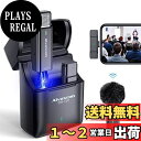 ワイヤレスマイク iphone ピンマイクワイヤレス スマホ外付けマイク Alvoxcon 無線マイク2.4G 超軽量 収納充電ケース付き ウインドシールド付き 録音録画 オンライン生放送 Vlog?影 日本語取扱説明書 DW310
