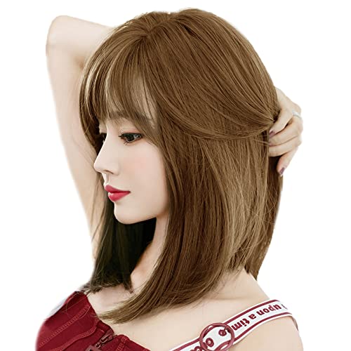 商品情報商品の説明★+?【ウィッグで簡単ヘアチェンジ】長すぎず短すぎないミディアム丈のボブスタイルは、大人の女性らしい品のあるさわやかなヘアスタイルにまとまります。日常使いにはOKのデザインなので、ファッション度がありながら、ハロウィン、ク...