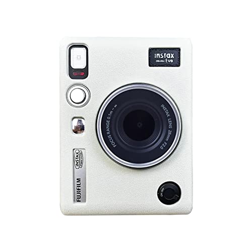 HIYQIN evoケース, mini evoケース シリコン製 旅行 耐衝撃 evoケース シリコンジャケット 保護カバー (ホワイト)