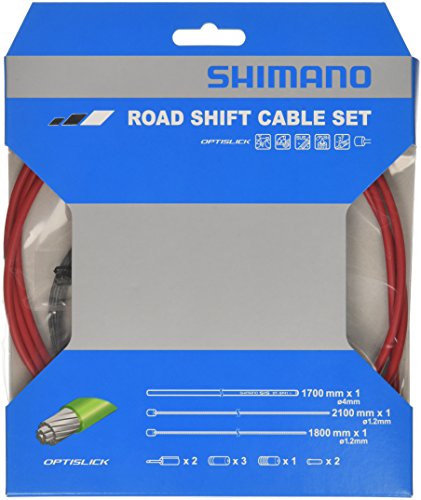 シマノ(SHIMANO) リペアパーツ シフトケーブルセット オプティスリック ROAD レッド Y60198040