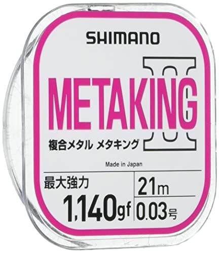 商品情報商品の説明シマノ(SHIMANO) メタルライン メタキングII 2021 LG-A21U ピンク 21m 鮎主な仕様 号数：0.03br最大強力(gf)：1140br長さ(m)：21brカラー：ビビッドピンクbr平均比重：4.23