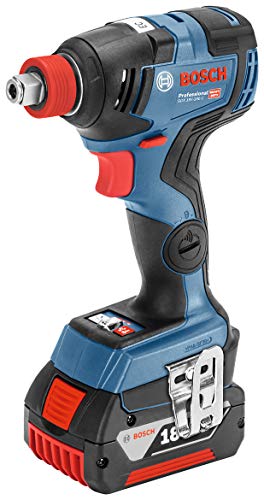 Bosch Professional(ボッシュ) 18V コードレスインパクトドライバー レンチ兼用 (6.0Ahバッテリー2個・充電器・キャリングケース付) GDX18V-200C6