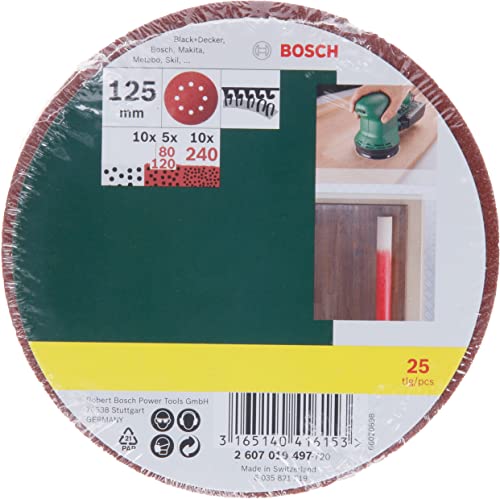 BOSCH(ボッシュ) ランダムサンダーペーパーセット125mmφ PR-PEX125M25 3