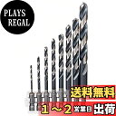 ボッシュ(BOSCH) 鉄工ドリルビットセット(8本・六角軸6.35mm・9mm溝シャンク) 2608577139