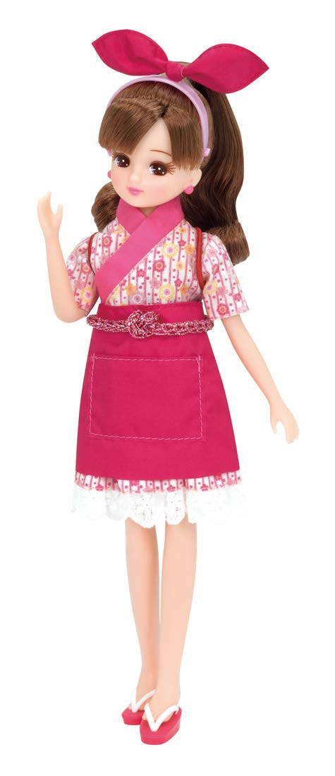 タカラトミー 『 リカちゃん くるくる回転寿司 てんいんさんドレス 』 着せ替え お人形 おままごと おもちゃ 3歳以上 玩具安全基準合格 STマーク認証 Licca TAKARA TOMY