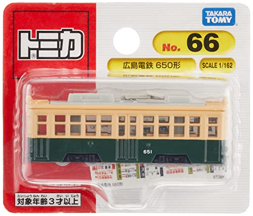 タカラトミー トミカ No.66 広島電鉄 650形 (ブリスターパッケージ) ミニカー おもちゃ 3歳以上