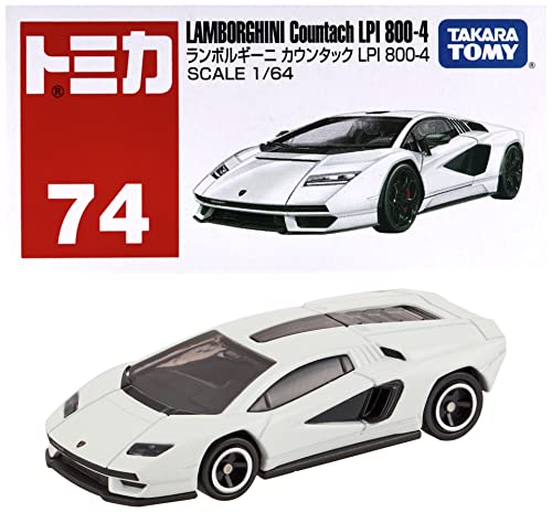 タカラトミー(TAKARA TOMY) 『 トミカ No.74 ランボルギーニ カウンタック LPI 800-4 (箱) 』 ミニカー 車 おもちゃ unisex 3歳以上 箱..