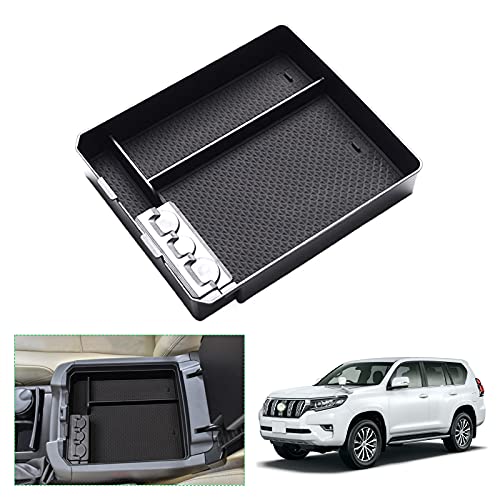 【GAFAT】TOYOTA トヨタ ランドクルーザープラド 4代目 J15*W型 2009年～現行 LAND CRUISER PRADO 専用 車用収納ボックス 外付コンソールボックス 内装パーツ センターコンソールボックス ドレスアップ ABS材質製 収納ボックス コイン収納 小物入れ 滑り止め