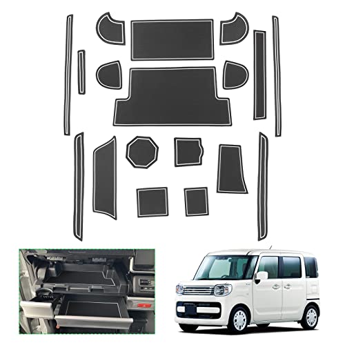 商品情報商品の説明【適用車種】：マツダ・フレアワゴン/カスタムスタイル/タフスタイル 3代目 MM53S型 2018年モデル~現行 【材質・内容】ラバーマット・18pcs 【実用性】ラバーマットの表面に模様のデザインが加わり、摩擦力が増し、滑り止め効果が良好で、置いてあるものに対してクッション性が良くてと衝撃吸収の効果があります。スマートフォンや鍵などの小物を置くと、運転中のカタカタ音や収納ポケットの傷を防止します。 ※ご注意してください: 1、注文する前に、商品の説明と写真をよく見て、自分の車種を確認して、商品があなたの車に合うように確保してください。 2、取り付けが完了してから24時間以内に、製品が水に触れなくて、製品の取り付け効果に影響を与えないようにしてください。 3、本商品を他の用途として使用しないでください。そのために損傷が発生したら、当店は相応のアフターサービスを提供できないかもしれません。 4、製品の問題があれば、私達は毎回の注文に対して無料で返品または払い戻しを提供します。もし欠陥があったり、届いていなかったりなどです。私たちに連絡してください。 5、本製品に対して何か質問があれば、先にメールを送ってください。できるだけ早く問題を解決します。主な仕様 【適用車種】マツダ・フレアワゴン/カスタムスタイル/タフスタイル 3代目 MM53S型 2018年モデル〜現行br【高品質素材】高品質のシリコンゴムを採用して、環境にやさしくて異臭もないです。耐熱性と耐寒性に優れ、高温でも低温でも良好な使用性能を維持します。また、耐腐食性能が良好で、オゾンや紫外線の影響を受けにくく、性能が安定しており、劣化を恐れずに長期使用できます。br【実用性・滑り止め】ラバーマットの表面に模様のデザインが加わり、摩擦力が増し、滑り止め効果が良好で、置いてあるものに対してクッション性が良くてと衝撃吸収の効果があります。スマートフォンや鍵などの小物を置くと、運転中のカタカタ音や収納ポケットの傷を防止します。br【車種専用・汚防止】車種専用設計で、車内の各位置の収納スペースの寸法に対応して設計・製作し、元の収納スペースと合致することを保証します。収納スペースの汚れを防ぐだけでなく、洗いやすく、水洗いOKなので汚れても綺麗な状態に戻ります。br【安心保証】お客様に良い商品体験を提供するために、当社は出庫商品に対して厳しい検査を行います。商品に瑕疵、破損などの問題がある場合、または商品の取付や使用中にデータが合わない場合またはその他の問題がありましたら、直ちに当店に連絡してください。状況を確認した後、相応のアフターサービスを提供します。当店の商品に対するご注目ありがとうございます。