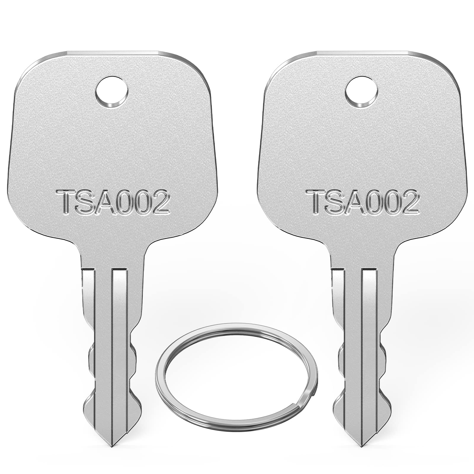 Mellbree TSA 鍵 TSA002用のロックキー 鍵 2本セット キーリング付き トラベルバッグ 荷物スーツケース鍵 マスターキー スペアキー TSA002互換