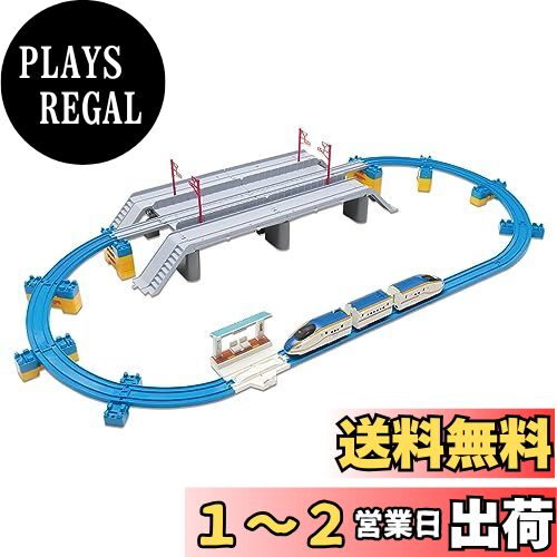 タカラトミー(TAKARA TOMY) プラレール W7系北陸新幹線かがやき 鉄道道路併用橋セット 電車 列車 おもちゃ 3歳以上