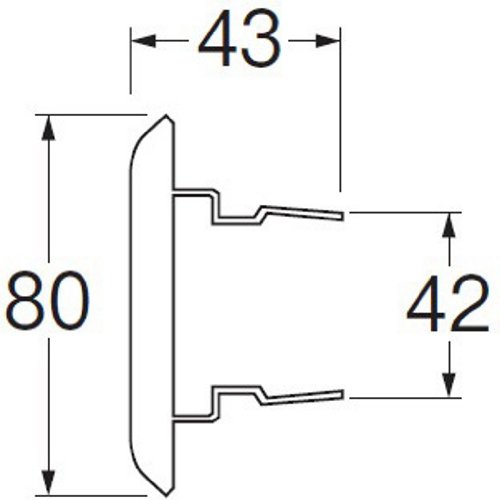 【送料無料】SANEI バスワンタッチカバー 出湯口用 ステンレス製 フリーサイズ PT460-74