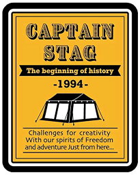 キャプテンスタッグ(CAPTAIN STAG) ステッカー シール CSデザインステッカー 【メッシュタープ・ポスター】 50×62mm UM-1546