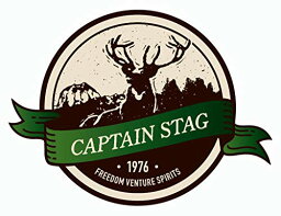 キャプテンスタッグ(CAPTAIN STAG) ステッカー シール CSデザインステッカー 【リボンバッジ・G】 75×57mm UM-1547