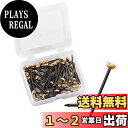 SPEEDWOX 60本入 真鍮釘 丸頭 呼び径1.3mm x 長さ25mm 壁掛けフック用 装飾用の釘 各種装飾に最適 ピクチャーハンガーブラックスチールネイ...